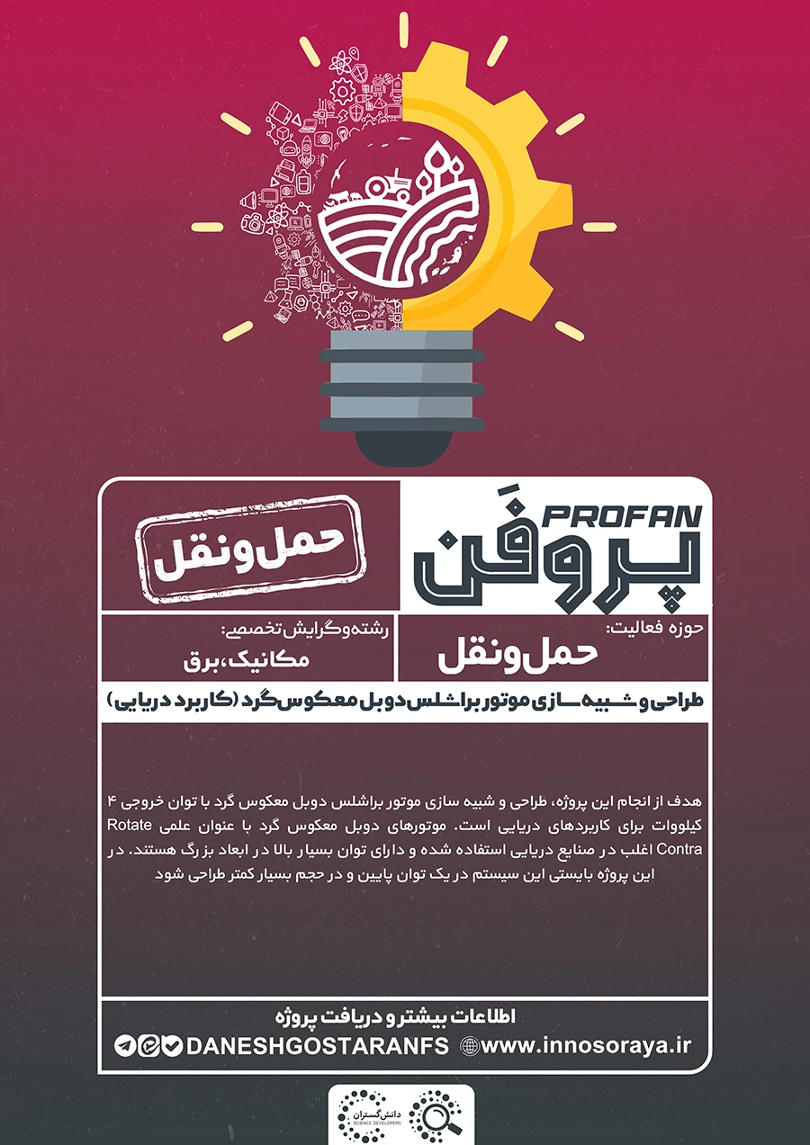 پوستر پروژه موتور براشلس